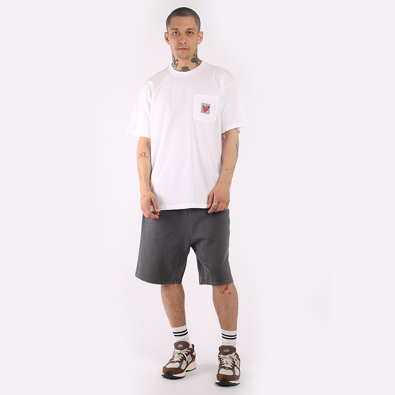 мужская белая футболка Carhartt WIP S/S Stretch Pocket T-Shirt I031831-white - цена, описание, фото 4